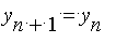 y[n+1] = y[n]