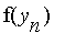 f(y[n])