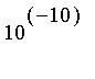 10^(-10)