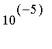 10^(-5)