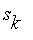 s[k]