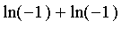 ln(-1)+ln(-1)
