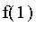 f(1)