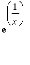exp(1/x)