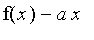 f(x)-a*x