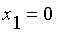 x[1] = 0