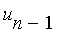 u[n-1]
